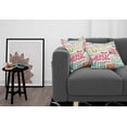 thumbnail image 3 of Ambesonne Music Throw Pillow Cover 2 Pack, Typography Rhythm Funky, 16", Multicolor, 3 of 7