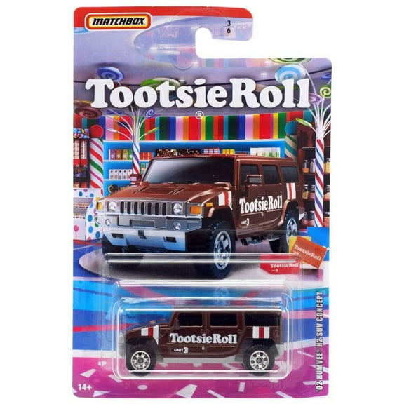 Matchbox '02 Humvee H2 SUV Concept Diecast Vehicle (Tootsie Roll)