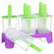 Minute Maid Set of 3 Ice Pop Molds - 1 Red, 1 Teal, 1 Purple