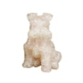 thumbnail image 2 of WLPZXP Schnauzer Figurine Animal Sculpture Tabletop Decor Statue Pet Dog Decoration for Pink, 2 of 9