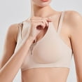 thumbnail image 5 of Fengqque Mother's Plus Size Nursing Soft Comfort Fit Bra Slim Open Button Pregnancy Underwear And Breastfeeding Bra, 5 of 5