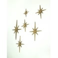 thumbnail image 2 of Zeckos Gold Cast Iron 8 Pointed Starburst Wall Hangings Set of 6, 2 of 4