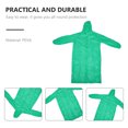 thumbnail image 3 of MasteelfCA Manteau de Pluie Long à Manches pour Femme Imperméable Imperméable Transparent Poncho de Pluie, 3 of 7