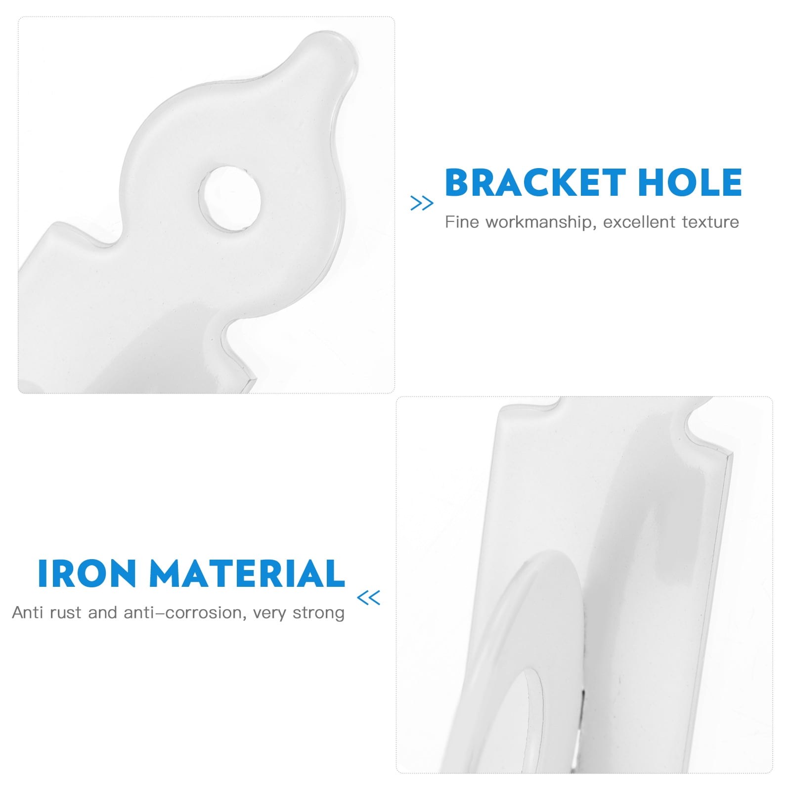 Bracket Heavy Duty Shelf Brackets Floating Shelves for Wall Decorative Hanging Storage White