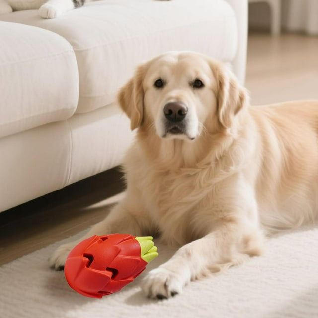 Juguete masticable para perros, resistente, de goma, para limpieza dental y entrenamiento, para masticadores agresivos, interactivo para mascotas