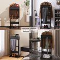 thumbnail image 6 of Organizedlife Valet Stand Organizer Clothes Suit Rack Black Modern Coat Rack 1 Pack，Christmas Gift for Home, 6 of 10
