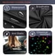 thumbnail image 4 of Capa de peluquero de nailon Capa de corte de pelo grande para salón impermeable Capa de corte de pelo para hombres con cierre a presión ajustable Color: Negro, 4 of 5