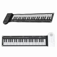 thumbnail image 2 of Foldable Portable Electronic Piano 49 Key Roll Up Piano Silicone Keyboard for Beginners Durable Kid Adult Easy to Play, 2 of 5