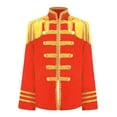 thumbnail image 2 of Aislor Kids Boys Girls Hippie Disco Long Sleeve Tassels 1960s British Pop-Star Jacket Red 12, 2 of 7