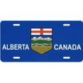 thumbnail image 1 of Plaque d'Immatriculation Photo Drapeau Alberta Canada, 1 of 2