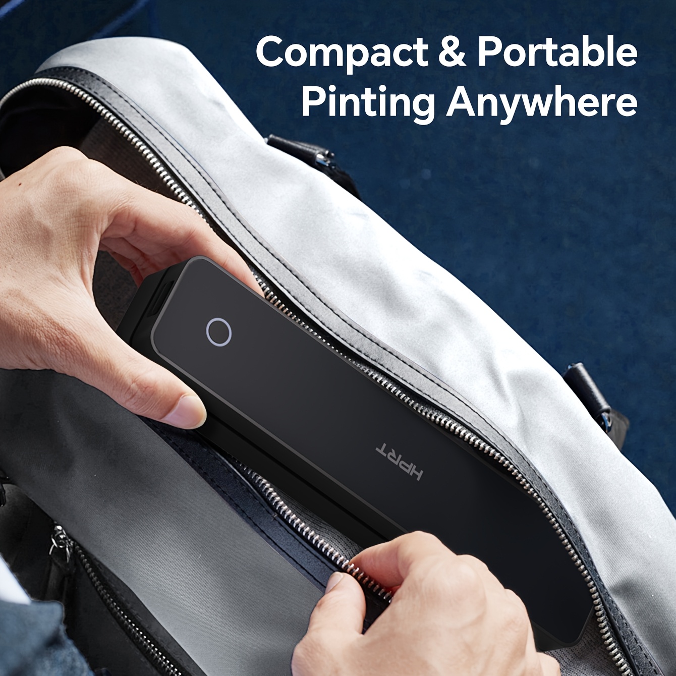 MT610 Portable Inkless Thermal Printer, Wireless Mobile Printing for Smartphone & Laptop, 203DPI, Supports A4/Letter Paper – Travel & Business