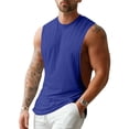 thumbnail image 2 of Qiyinn Mens Gym Sleeveless Tank Top Workout Muscle Shirt Cut Open Quick Dry Bodybuilding Vest, 2 of 5