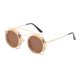 thumbnail image 1 of retro Steampunk, parasoles para exteriores, protección , anteojos circulares góticos , anteojos de bloqueo para mujeres y , marrón Sunnimix gafas de sol steampunk, 1 of 7