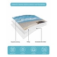 thumbnail image 5 of Quilts Full Size Bedding Set, Beach Coastal Lightweight Quilted Comforter, Summer Nautical Seaside Ocean Sea Turtle Soft Reversible Bedspread Coverlet with Pillow Covers for All Season, 78" x 90", 5 of 7