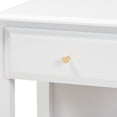 thumbnail image 6 of Baxton Studio Naomi Classic and Transitional White Finished Wood 1-Drawer Bedroom Nightstand, 6 of 9