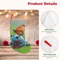 thumbnail image 4 of Defioc Butterfly Landing On Head Dumpy Frog for Christmas Stockings 18" Personalized Holiday Stocking for Family, Farmhouse Decor, Xmas Tree Decoration, 1 Pack, 4 of 7