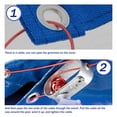 thumbnail image 2 of Naiovety Kit de cabrestante de Cable para cubierta de piscina, trinquete cargado de aguas termales de Spa de invierno, sujetador de acero Deportes acuáticos, 2 of 6