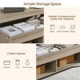 thumbnail image 5 of Yaheetech 47.5in Lift Top Coffee Table w/Hidden Compartment & 2 Open Shelves for Living Room, Classic Gray, 5 of 9