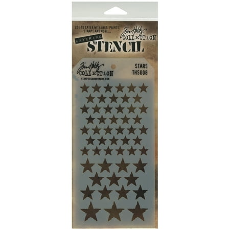 UPC: 0794504708257 | Tim Holtz Layered Stencil 4.125 X8.5 -Stars