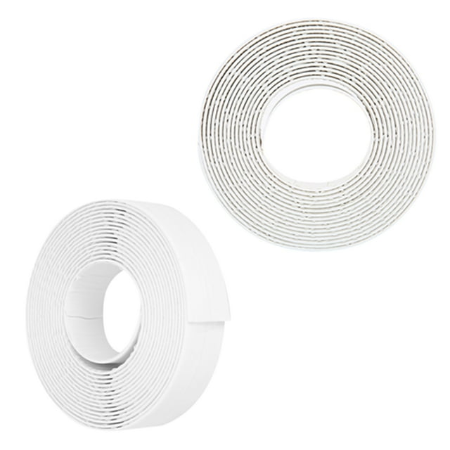 Tira impermeable para baño, tira de sellado autoadhesiva de PE blanca de 22 mm para cocina, tira para espacios, innovación moderna