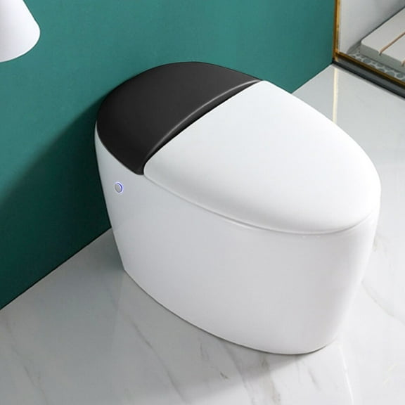Sakmal, Tankless Toilet with Pulse Flush Technology, White - New