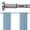 Silver, variant on Black Tension Curtain Rods for Windows 41-146 Inches Heavy Duty Tension Rod Adjustable Curtain Rods No Drilling for Bathroom Living Room Outdoor Patio Hold Up Blackout Curtains and Non Slip