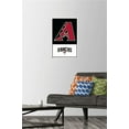 thumbnail image 2 of MLB Arizona Diamondbacks - Logo 22 Wall Poster with Push Pins, 14.725" x 22.375", 2 of 5