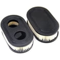 thumbnail image 1 of 2 Pcs Lawn Mower Air Filters & Spark Plugs Paper Air Filters Lawn Mower Filter Elements for Briggs Stratton Engines 550EX Eco-Plus 575EX Series Replaces Engine, 1 of 5