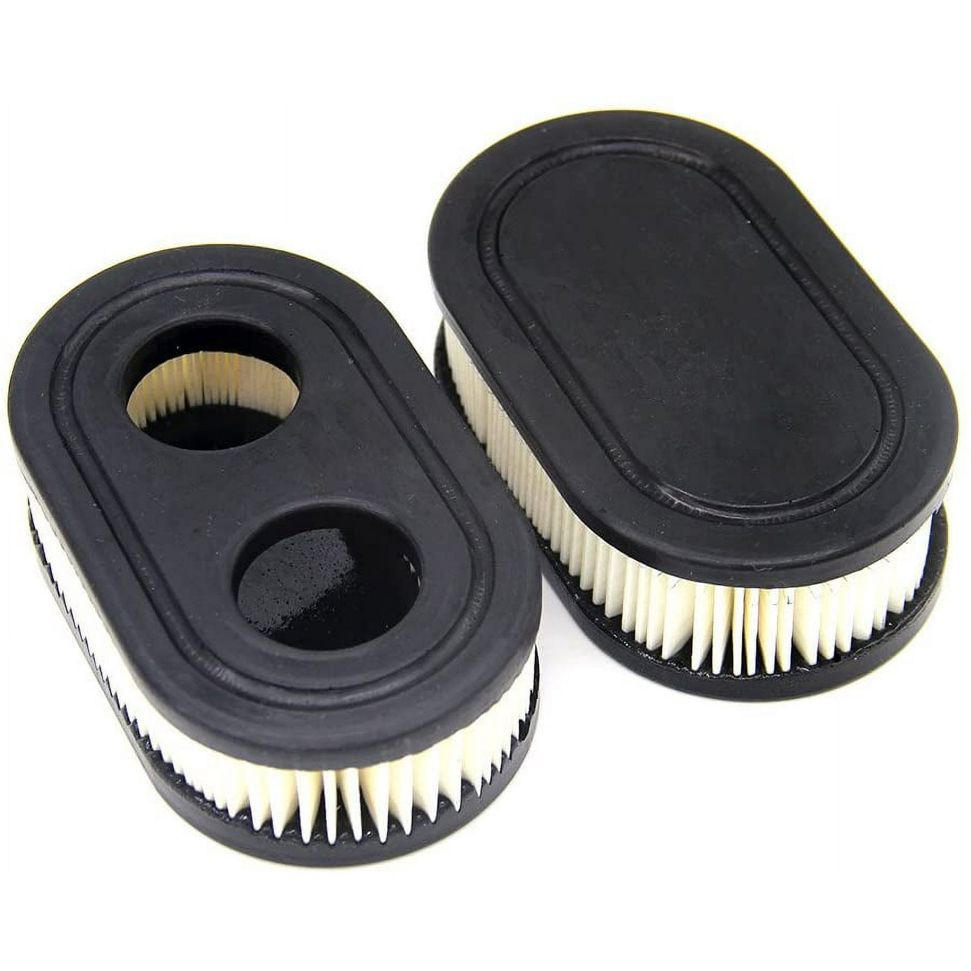2 Pcs Lawn Mower Air Filters Spark Plugs Paper Air Filters Lawn Mower Filter Elements for Briggs Stratton Engines 550EX Eco Plus 575EX Series Replaces Engine Walmart