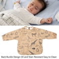 thumbnail image 3 of Long Sleeve  Waterproof Sleeved Bib Toddler Soft Bib Toddler Waterproof Bib Full Sleeve Bib Long Sleeve  Small Size Cartoon Pattern Waterproof Toddler Soft Bib For Having Meals, 3 of 8