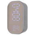 thumbnail image 4 of Radio despertador inteligente, reloj despertador con altavoz Bluetooth, reloj despertador con altavoz Bluetooth, estética elegante, 4 of 8