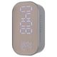 thumbnail image 4 of Reloj despertador Altavoz Bluetooth Altavoz inteligente con reloj con 3 niveles de brillo ajustablesPlata, 4 of 8