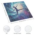 thumbnail image 3 of Werpe Galaxy Polyester Dinner Napkin for Dining Table Kitchen Party Housewarming Decor, Farmhouse Party Dining Table Decor, Pack of 6 2 PCS, 3 of 7