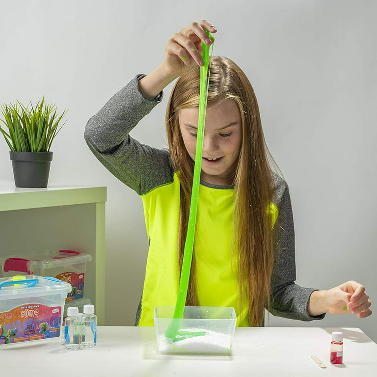 Make Your Own Slime Kit - Double Pack, Neon Foam Beads and Neon Colorant  Perfect for Arts and Crafts, School Project Sensory and Tactile  Stimulation, Stress Reliever, Educational Game, and Event Favor 