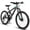 Gray, variant on Cirayno 27.5" Mountain Bicycles for Men Women, 21 Speed Disc Brake Adult Bikes, Compact Steel Frame Full Suspension City Bike for Birthday Gift, Gray