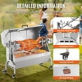 thumbnail image 6 of Vevor DDXZKJ46INCHFXZ3BV1 52W Spit Rotisserie BBQ Grill Pig Lamb Chicken Roaster 198LBS, 6 of 11