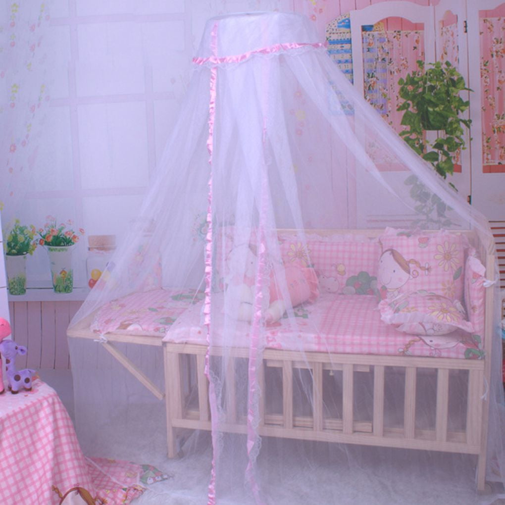 Summer Girl Baby Crib Guard Canopy Infant Safety Dome Netting Cover