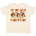 thumbnail image 3 of Inktastic My First Turkey Trot Boys or Girls Toddler T-Shirt, 3 of 5