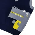 thumbnail image 4 of JiAmy Kids Pullover V-Neck Knitted Vest Boys Sleeveless Sweater Vest Cotton Jumper Tops Cute Cartoon Knitwear Sweatshirt, 4 of 7