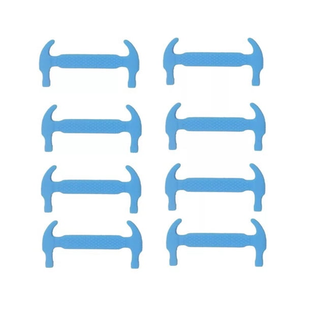 10 unid/set niños atléticos corriendo sin corbata cordón elástico de silicona cordones todas las zapatillas de deporte se ajustan a la correa cordones L10Italy Gao Jinjia LED