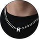 thumbnail image 1 of Collar de cadena de eslabones cubanos con inicial Az para niños, hombres y mujeres, colgante de letras de acero inoxidable de 6,5 mm y 18 + 2 pulgadas, regalo de joyería, M, plata, código de producto, 1 of 5