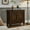 Walnut, variant on 33.6 Inch Retro Wooden Sideboard Buffet Cabinet Antique Walnut Geometric Accent Storage Console Table Adjustable Shelf for Living Room Entryway Dining Room Kitchen Solid Wood MDF