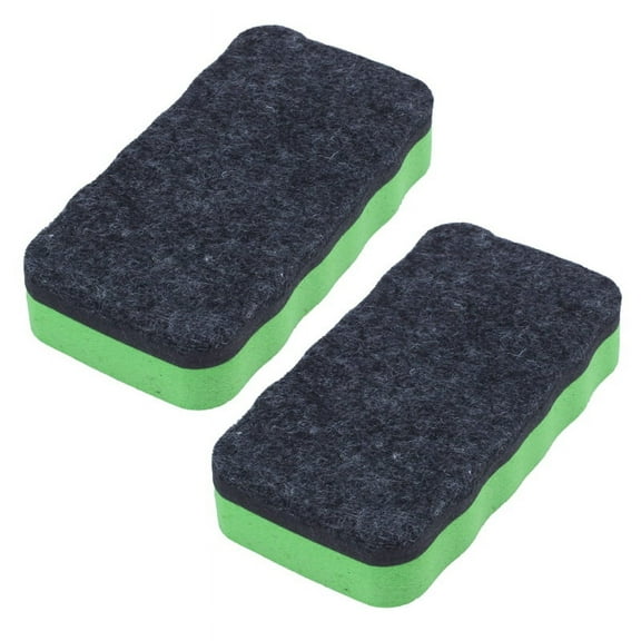 2X Magnetic White Board Dry Wipe Drywipe Cleaner Eraser
