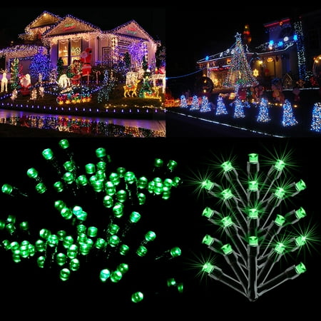 Oct17 Lights Solar String 100 Led Light Power Xmas Oct17 Lights Solar String 100 Led Light Power Xmas Tree Fairy Lamp For