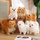 thumbnail image 4 of New 26cm Cute Plush Pomeranian Dog Real Life Plush Toy Stuffed Animals Soft Puppy Pet Doll Children Kids Girls Lovely Gift Banmo, 4 of 5