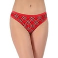 thumbnail image 3 of Holiday Time Women's Christmas Jersey Thong, Underwear 7 Pack, S-XXL, 3 of 10