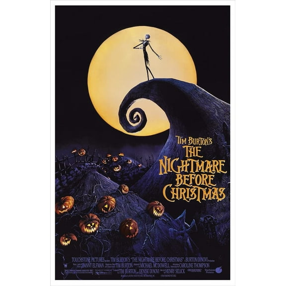 The Nightmare Before Christmas - Tim Burton Poster