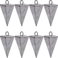thumbnail image 1 of CNKOO Pyramid Sinkers 4 Pack  32 oz Fishing Weights for Saltwater Surf Gear Tackle, 1 of 8