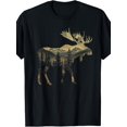 thumbnail image 1 of Camiseta para amantes de la naturaleza de Alaska, senderismo, acampada y montañas Elk, 1 of 6