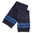 thumbnail image 4 of Sportoli Mens Boys Kids 3-Piece Striped Knit Cold Weather Set Hat Scarf Gloves - Navy/Blue/Grey (Size Kids / 4-7 Yrs), 4 of 5